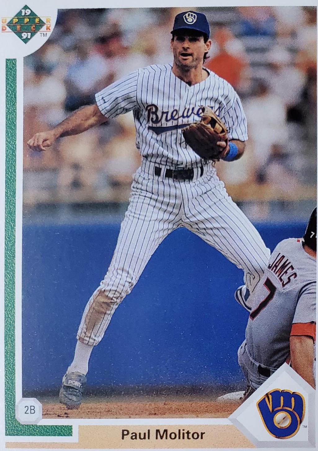 Paul Molitor #324 Baseball Cards 1991 Upper Deck