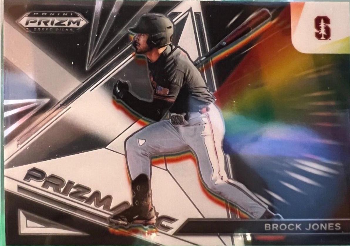 Brock Jones #PZ-BJ Baseball Cards 2022 Panini Prizm Draft Picks Prizmatic