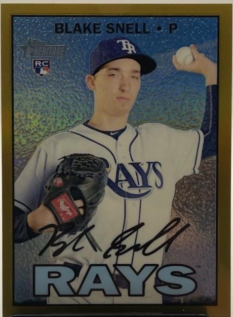Blake Snell [Chrome Gold Refractor] #705