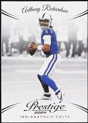 Anthony Richardson #125 Football Cards 2024 Panini Prestige