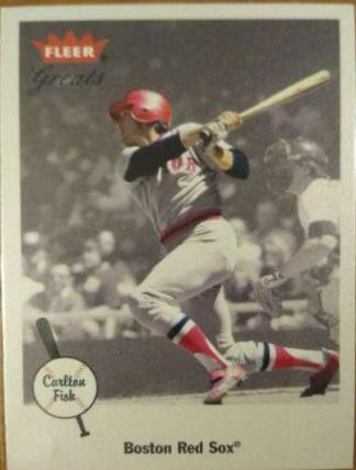 Carlton Fisk #89 2002 Fleer Greats Baseball
