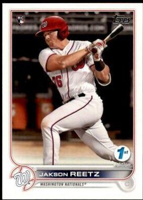 Jakson Reetz #61 Baseball Cards 2022 Topps 1st Edition