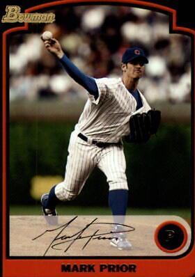 Mark Prior #32 Baseball Cards 2003 Bowman