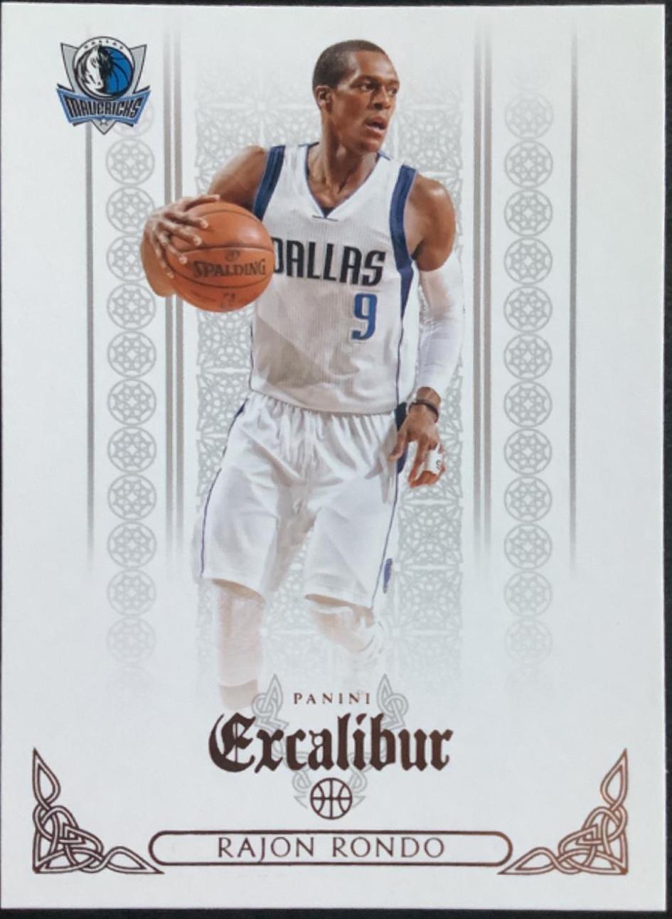 Rajon Rondo #45 Basketball Cards 2014 Panini Excalibur
