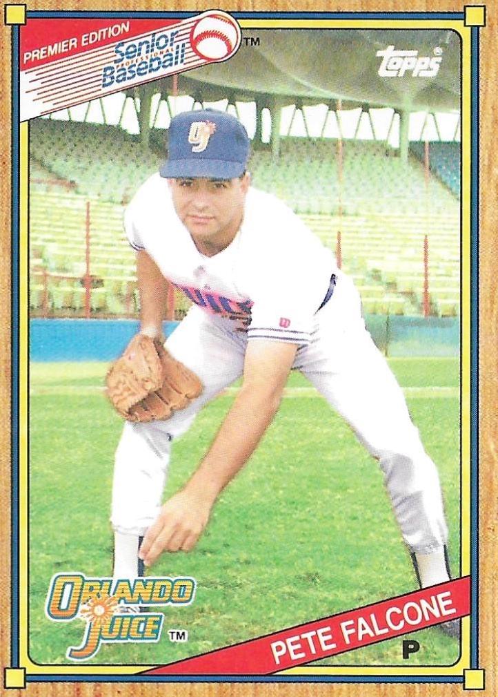 Pete Falcone #56 1989 Topps Senior League Baseball