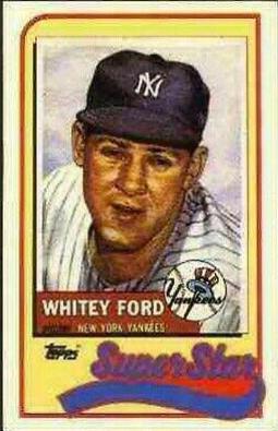 Whitey Ford #31 Baseball Cards 1989 Topps Ljn Baseball Talk