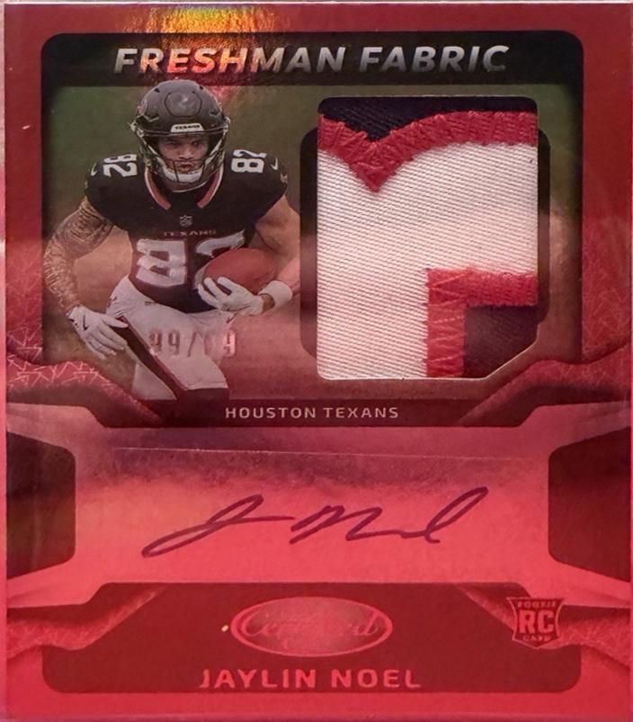 Jaylin Noel #FBC-JNL 2025 Panini Certified Freshman Fabric Signature Football