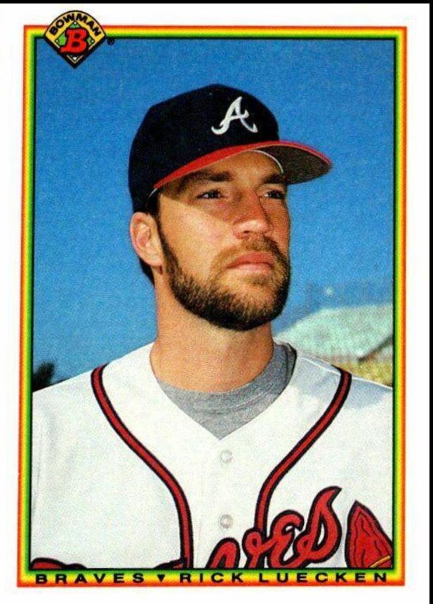 Rick Luecken #5 Baseball Cards 1990 Bowman