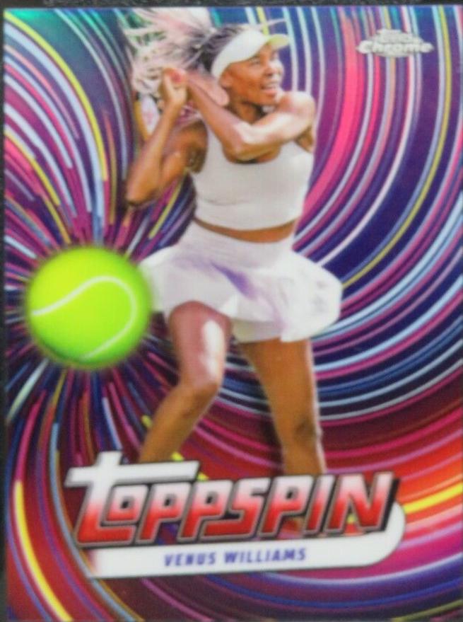 Venus Williams #TSP-VW Tennis Cards 2024 Topps Chrome Toppspin