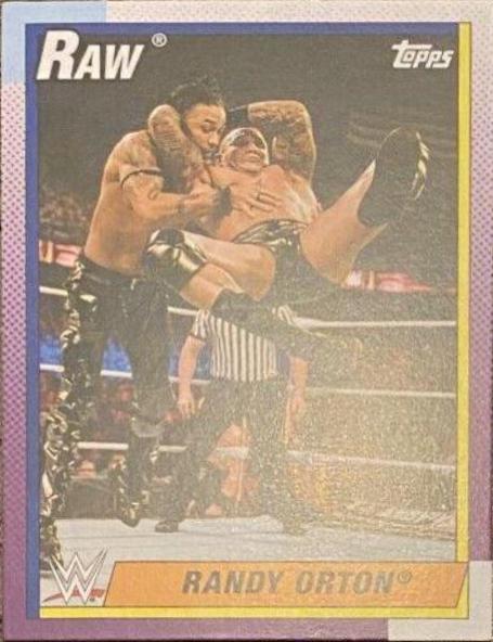 Randy Orton #33 Wrestling Cards 2021 Topps Heritage WWE