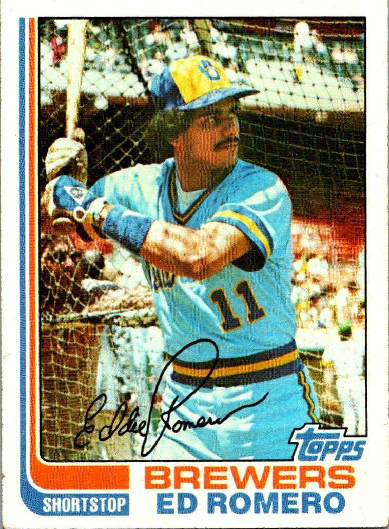 1982 Topps Ed Romero #408 card