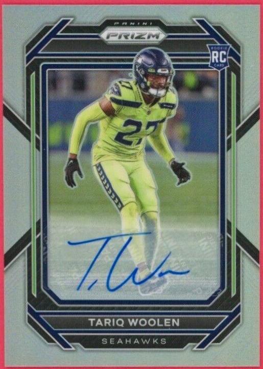 Tariq Woolen [Autograph Silver] #349 Prices | 2022 Panini Prizm