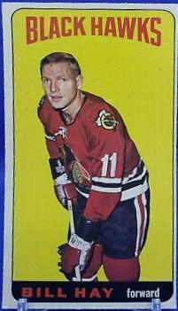 Bill Hay #7 Hockey Cards 1964 Topps
