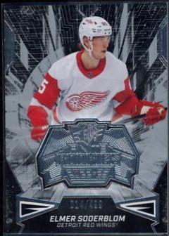Elmer Soderblom #F-11 Hockey Cards 2022 SPx Finite Rookies