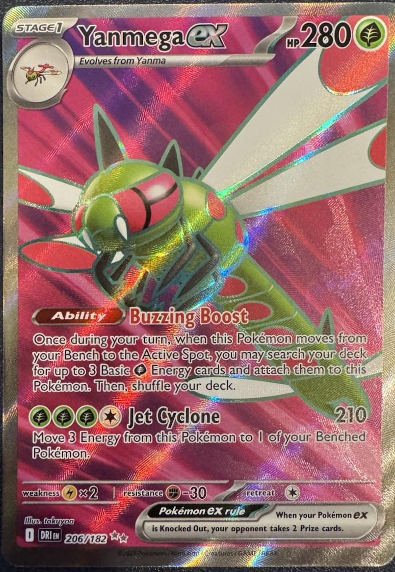 Yanmega ex #206 Pokemon Destined Rivals