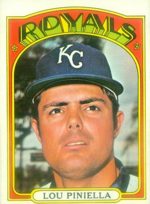 Lou Piniella #580 Baseball Cards 1972 Topps