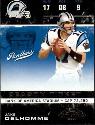 Jake Delhomme #14 Football Cards 2007 Playoff Contenders