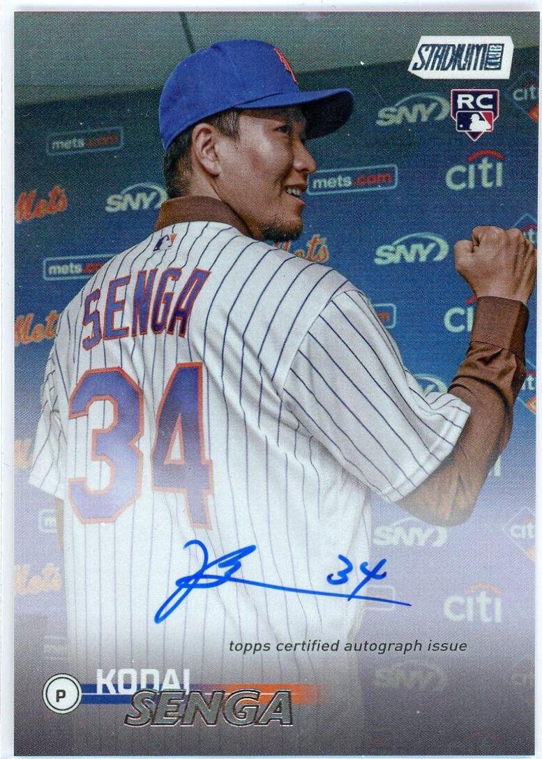 Kodai Senga #SCBA-KSA Baseball Cards 2023 Stadium Club Autographs