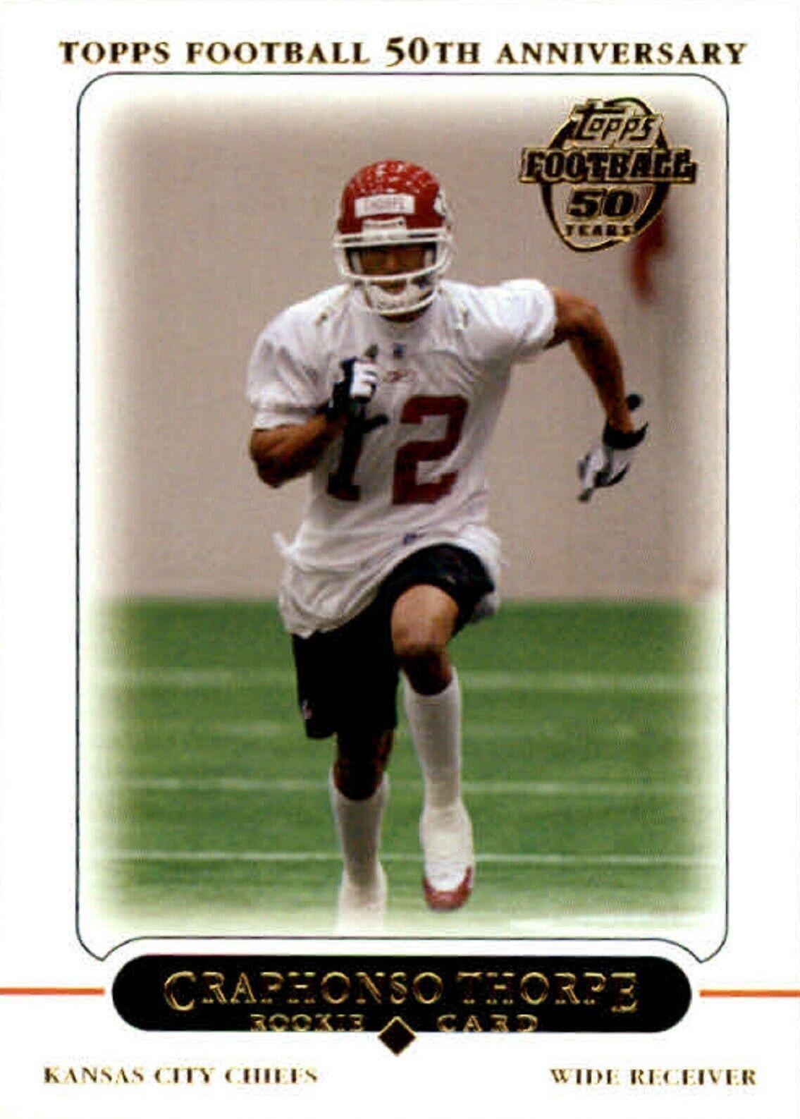 Craphonso Thorpe #388 Football Cards 2005 Topps