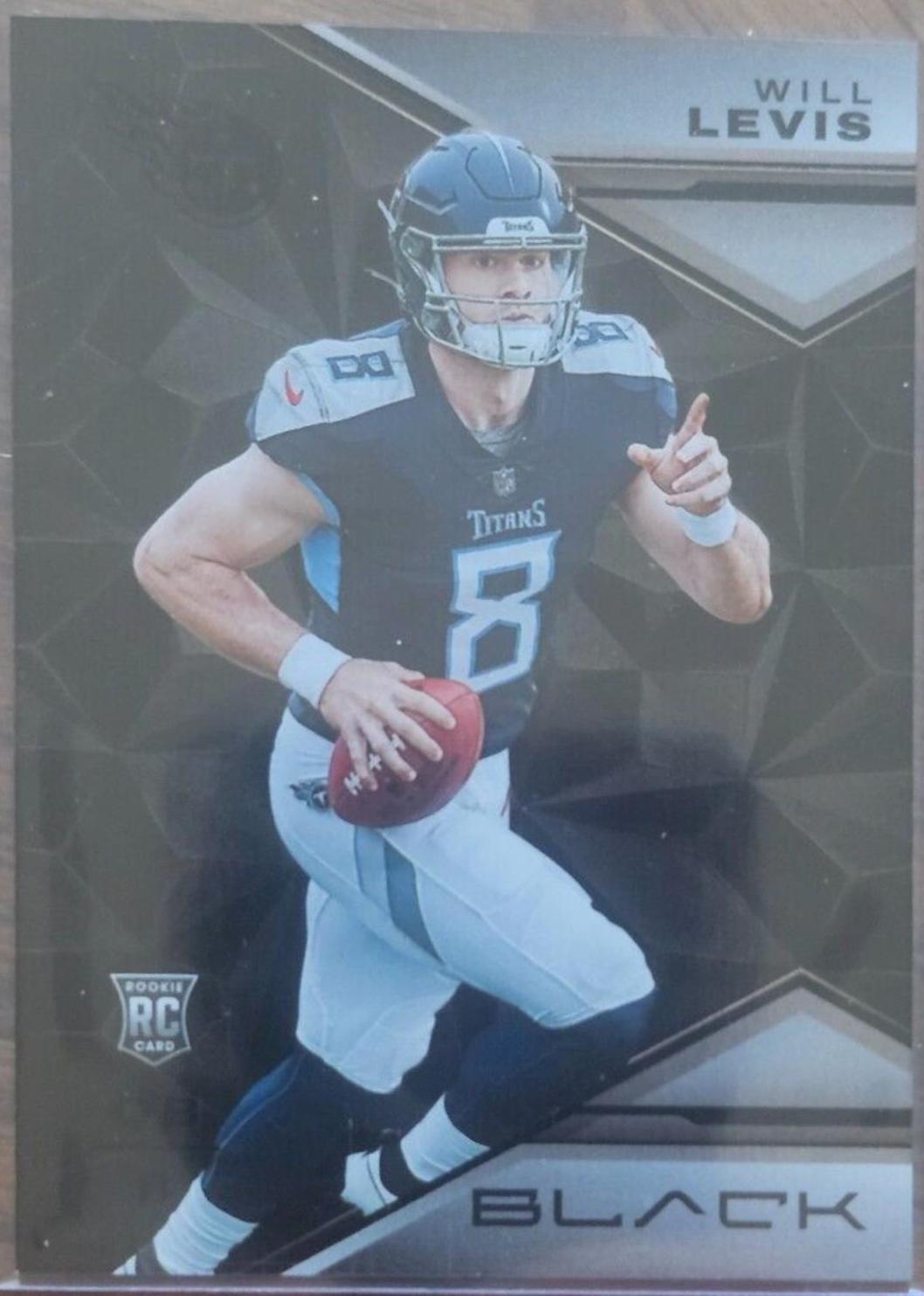 Will Levis #140 2023 Panini Black Football
