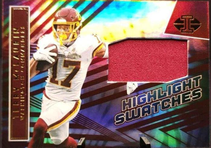 Terry McLaurin #HS-TM Football Cards 2022 Panini Illusions Highlight Swatches