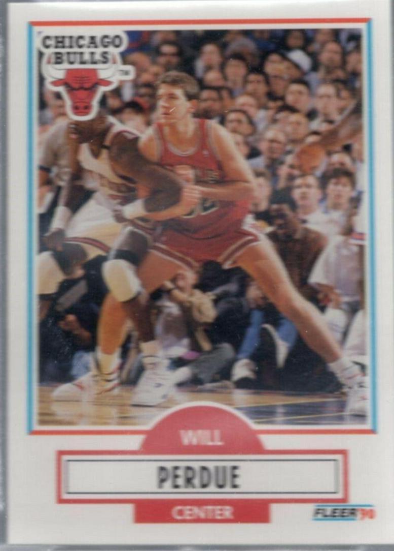 Will Perdue #29 Basketball Cards 1990 Fleer