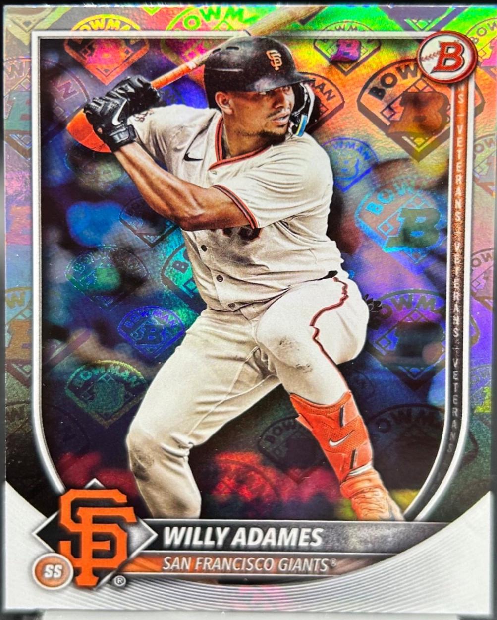 Willy Adames #60 2025 Bowman Baseball