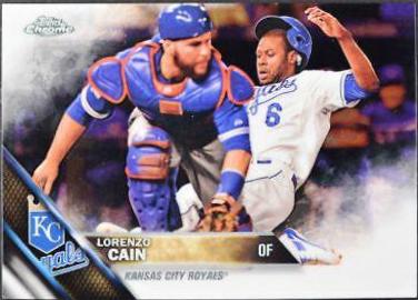 Lorenzo Cain #2 Baseball Cards 2016 Topps Chrome