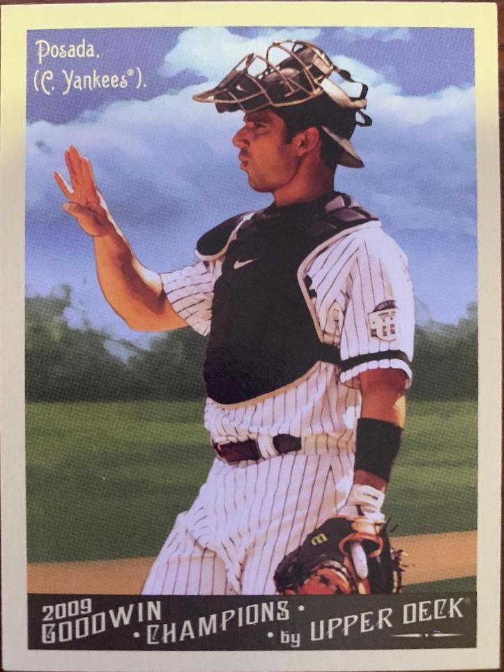 Jorge Posada #4 Baseball Cards 2009 Goodwin Champions