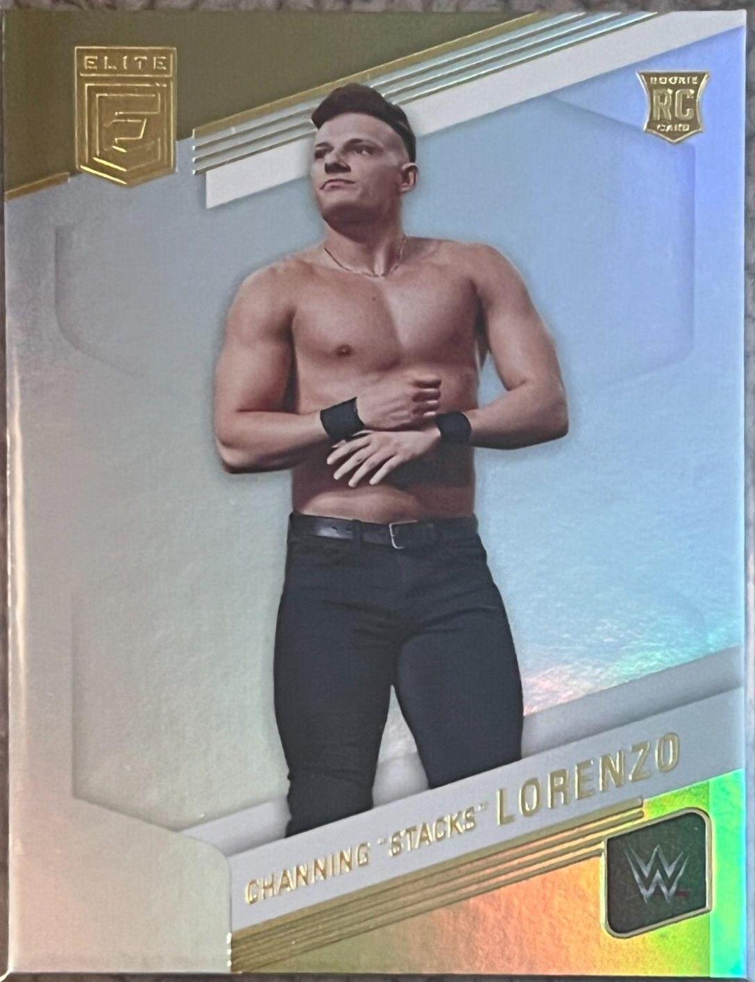 Channing “Stacks” Lorenzo #61 Wrestling Cards 2023 Donruss Elite WWE