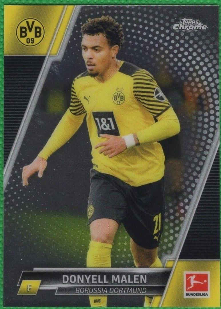 Donyell Malen #32 2021 Topps Chrome Bundesliga Soccer
