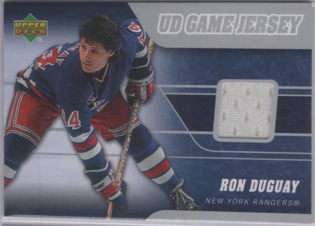 Ron Duguay #J2-DU 2006 Upper Deck Game Jersey Hockey