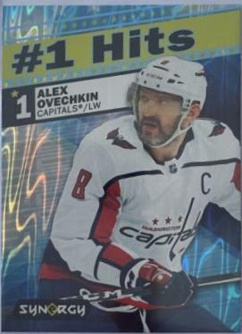 Alex Ovechkin #1H-2 Hockey Cards 2024 Upper Deck Synergy Number 1 Hit
