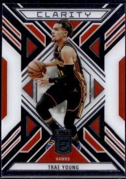 Trae Young #10 Basketball Cards 2023 Donruss Elite Clarity