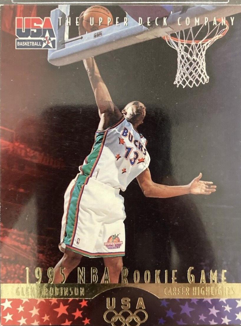 Glenn Robinson #33 Basketball Cards 1996 Upper Deck USA