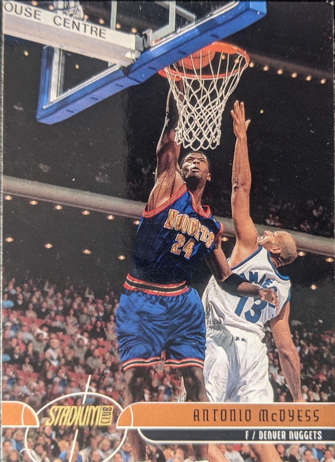 Antonio McDyess #35 Basketball Cards 2001 Stadium Club