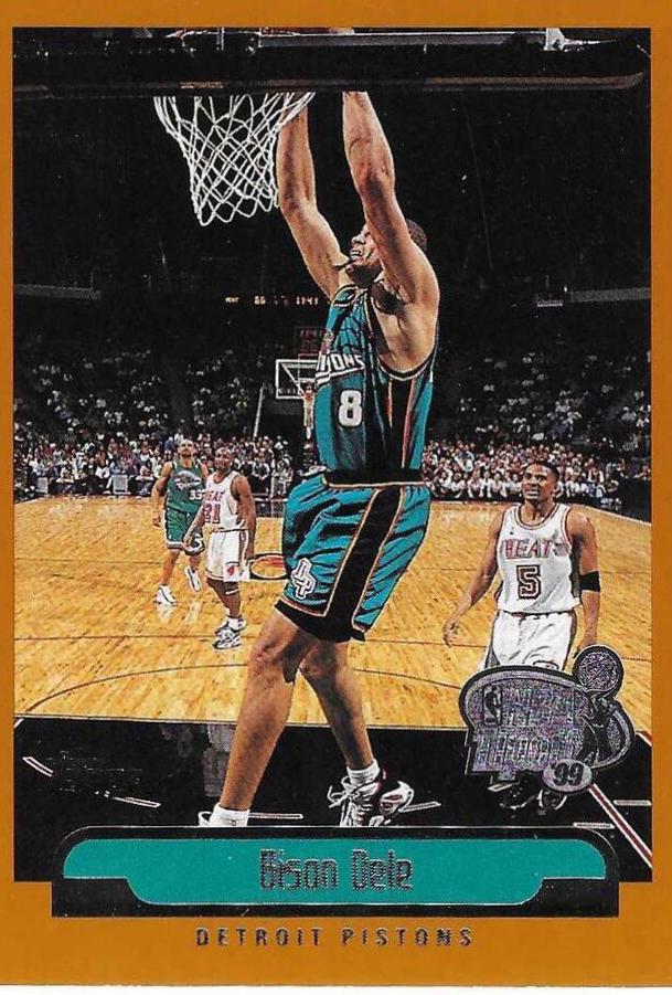 Bison Dele #8 Basketball Cards 1999 Topps NBA Tipoff