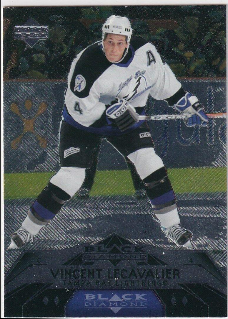 Vincent Lecavalier #186 Hockey Cards 2007 Upper Deck Black Diamond