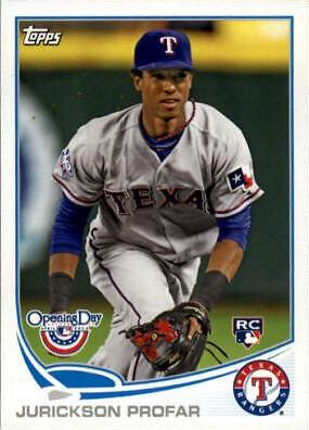 Jurickson Profar #37 Baseball Cards 2013 Topps Opening Day
