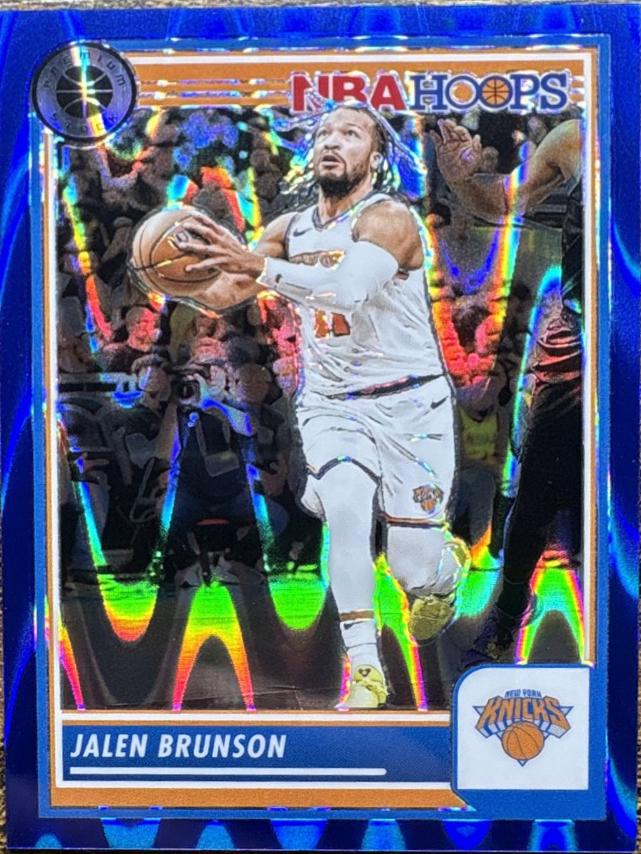 Jalen Brunson [Seismic Blue Prizm] #242