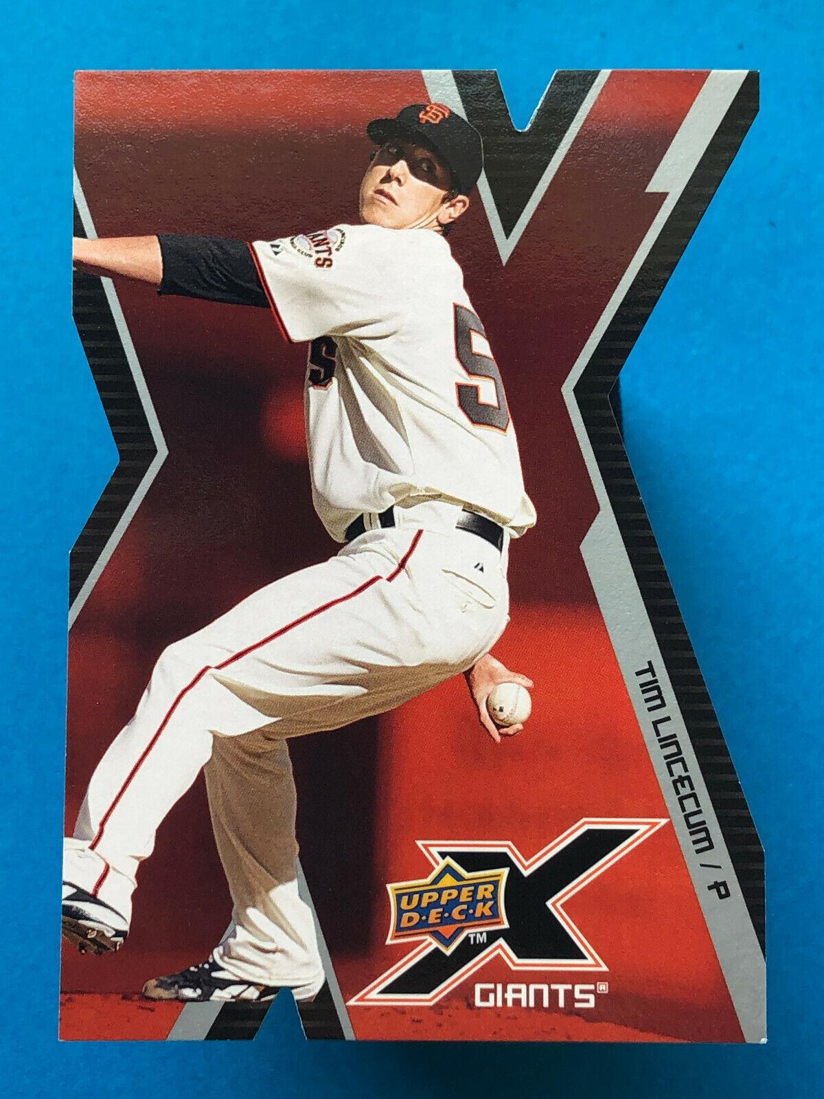 Tim Lincecum #76 Baseball Cards 2009 Upper Deck X