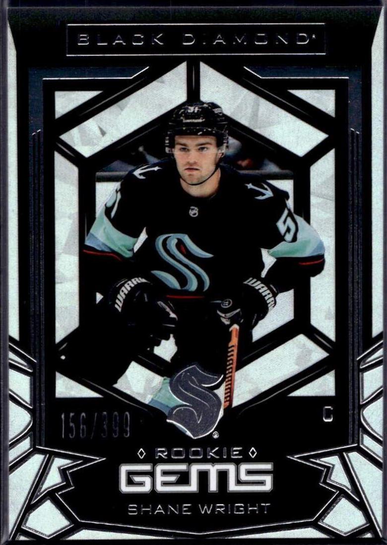 Shane Wright #RG-SW 2022-23 Upper Deck Black Diamond Hockey Rookie Gems