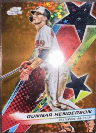 Gunnar Henderson [Orange Galactic Refractor] #SF-2