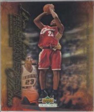 LeBron James #25 Basketball Cards 2003 UD Collectibles Freshman Season