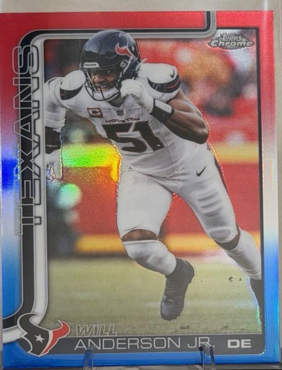 2025 Will Anderson Jr. [Red White Blue Refractor] #121
