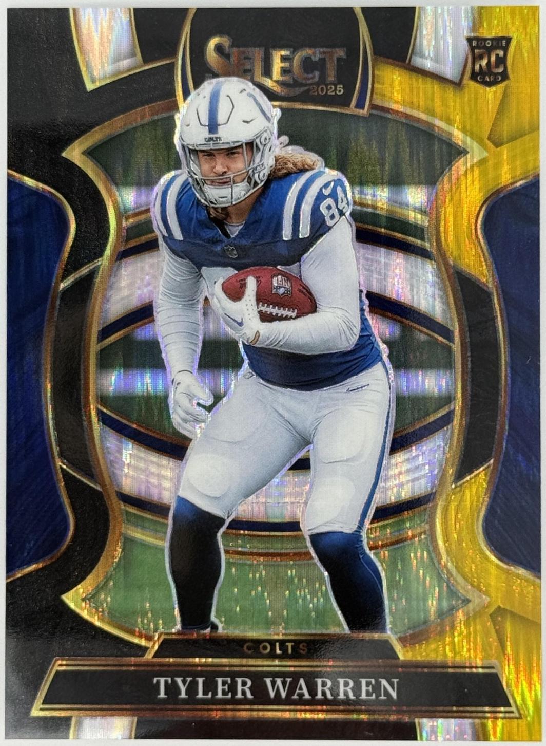 Tyler Warren [Black Gold Prizm Shock] #33 Prices | 2025 Panini