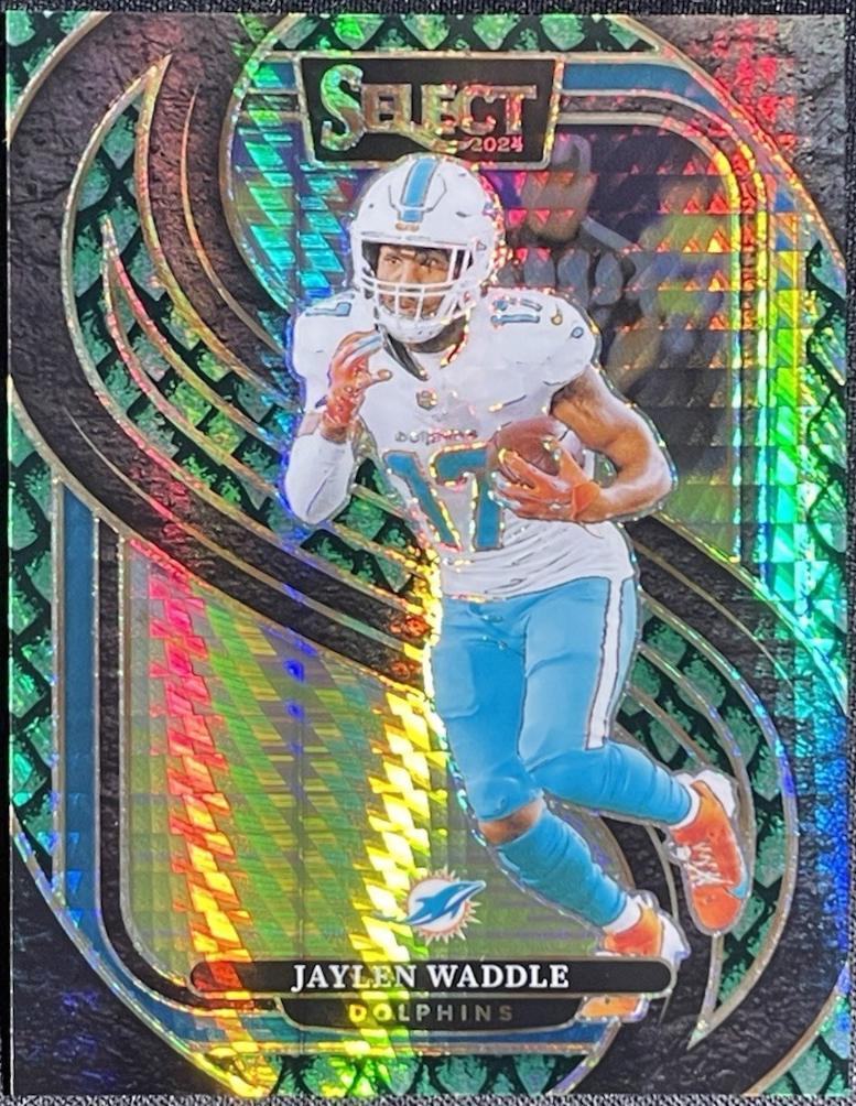 Jaylen Waddle [Dragon Scale Prizm] #168 Prices | 2024 Panini