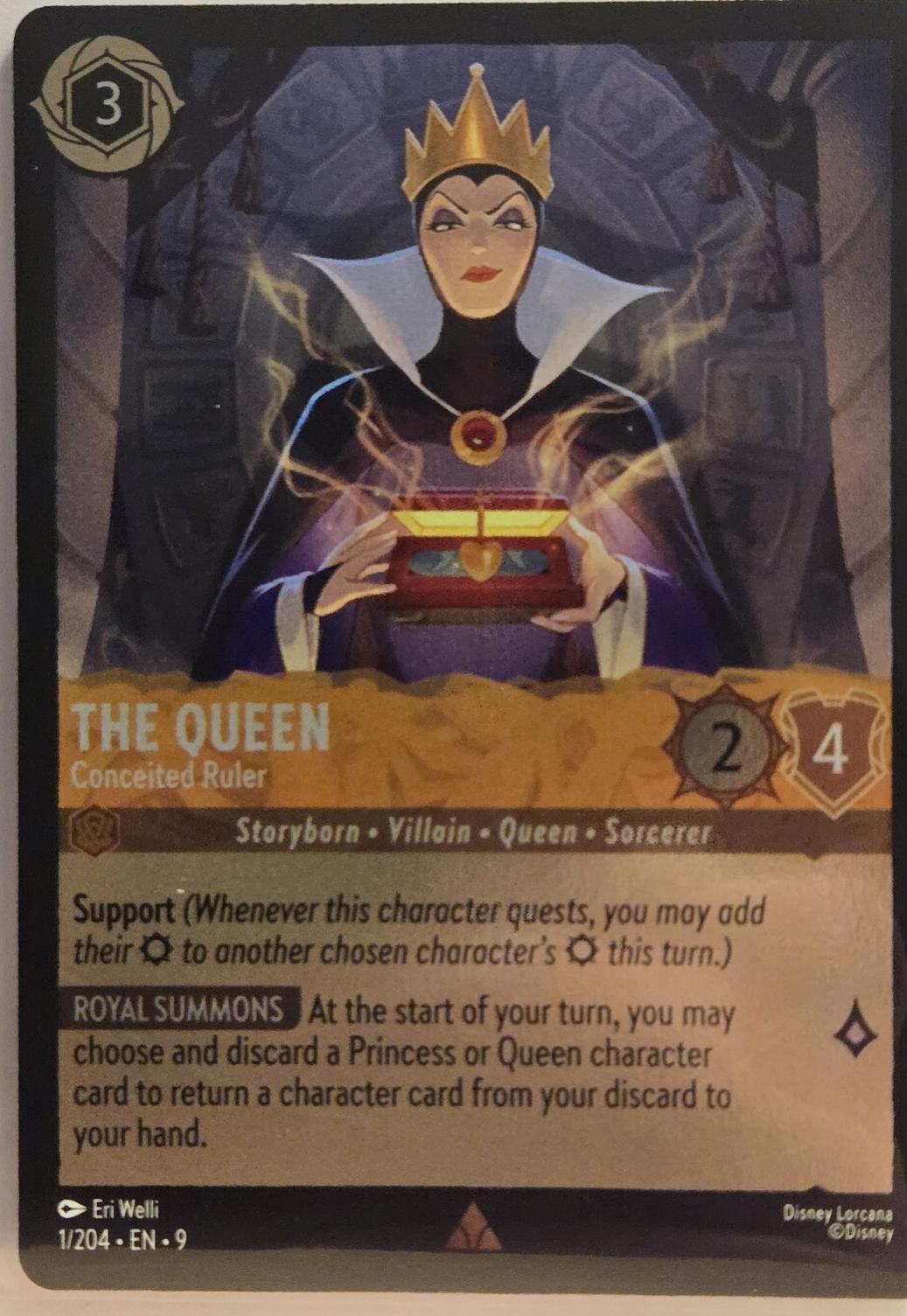 The Queen - Conceited Ruler [Foil] #1 Prices | Lorcana Fabled | Lorcana  Cards