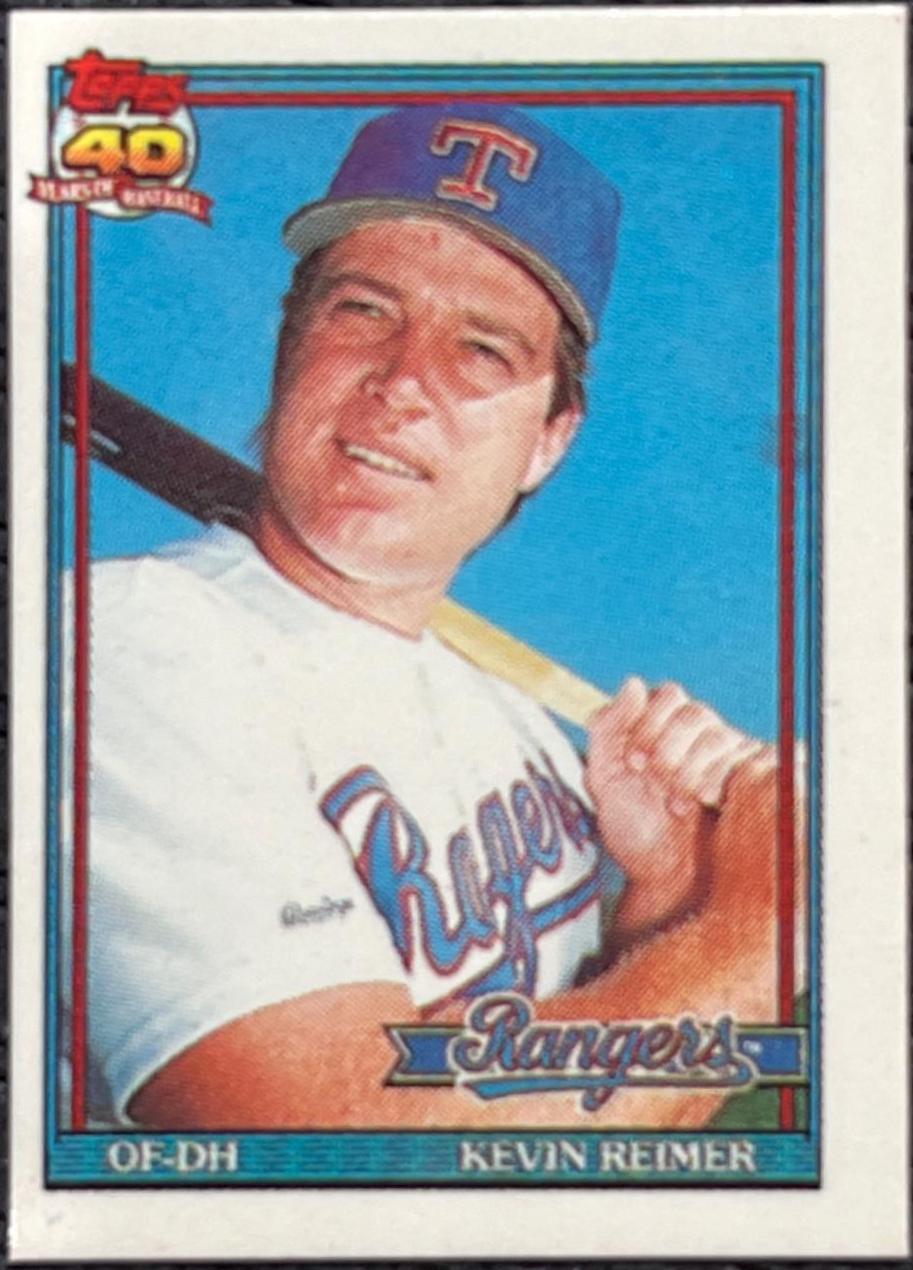 Kevin Reimer #304 Baseball Cards 1991 Topps Micro