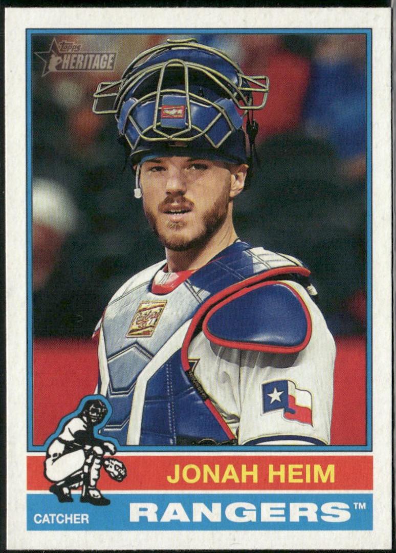 Jonah Heim #436 Baseball Cards 2025 Topps Heritage